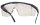 Laboratory safety goggles clear (with side protection, length-adjustable temples)